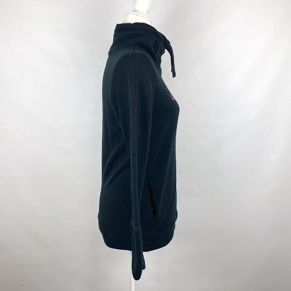 Puma Women's S Pink Speed Cat Long Sleeve Black Mock Neck Pullover Sweatshirt - Picture 4 of 9